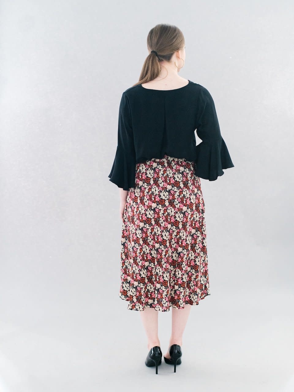 fancy midi skirt