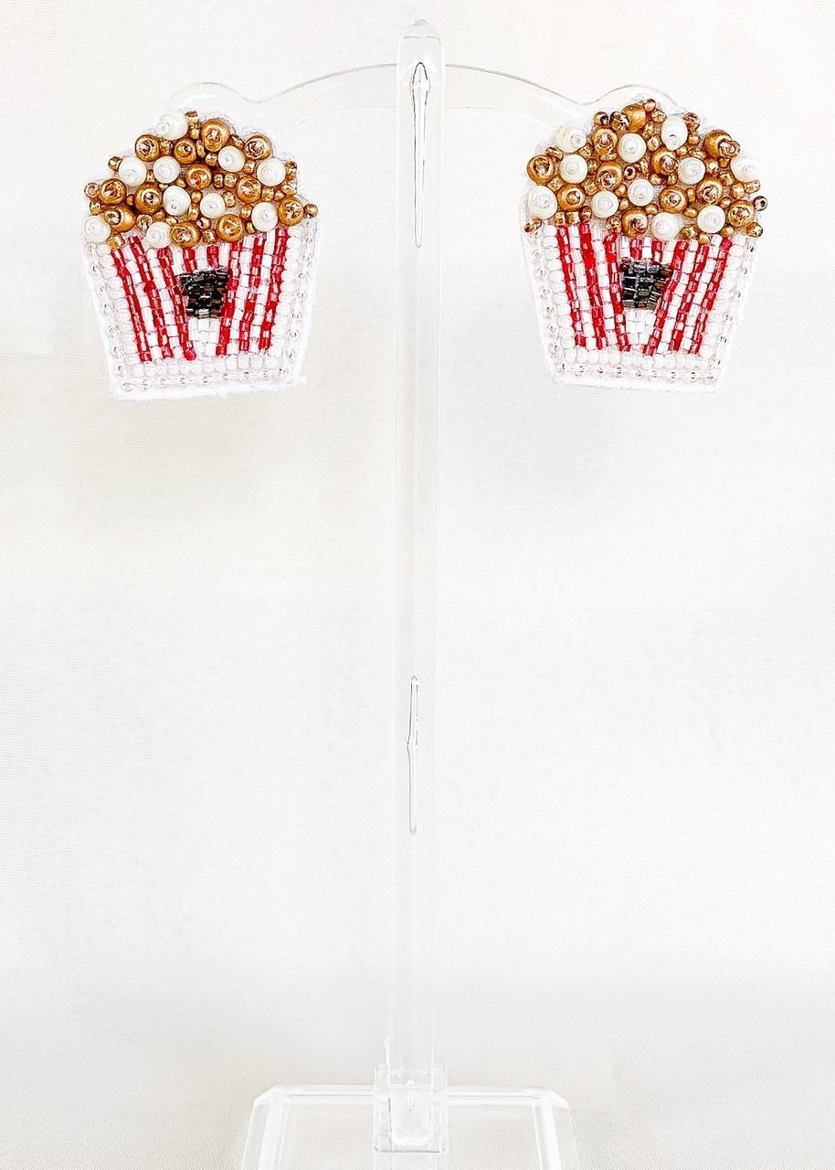 Dos Femmes Popcorn Earrings