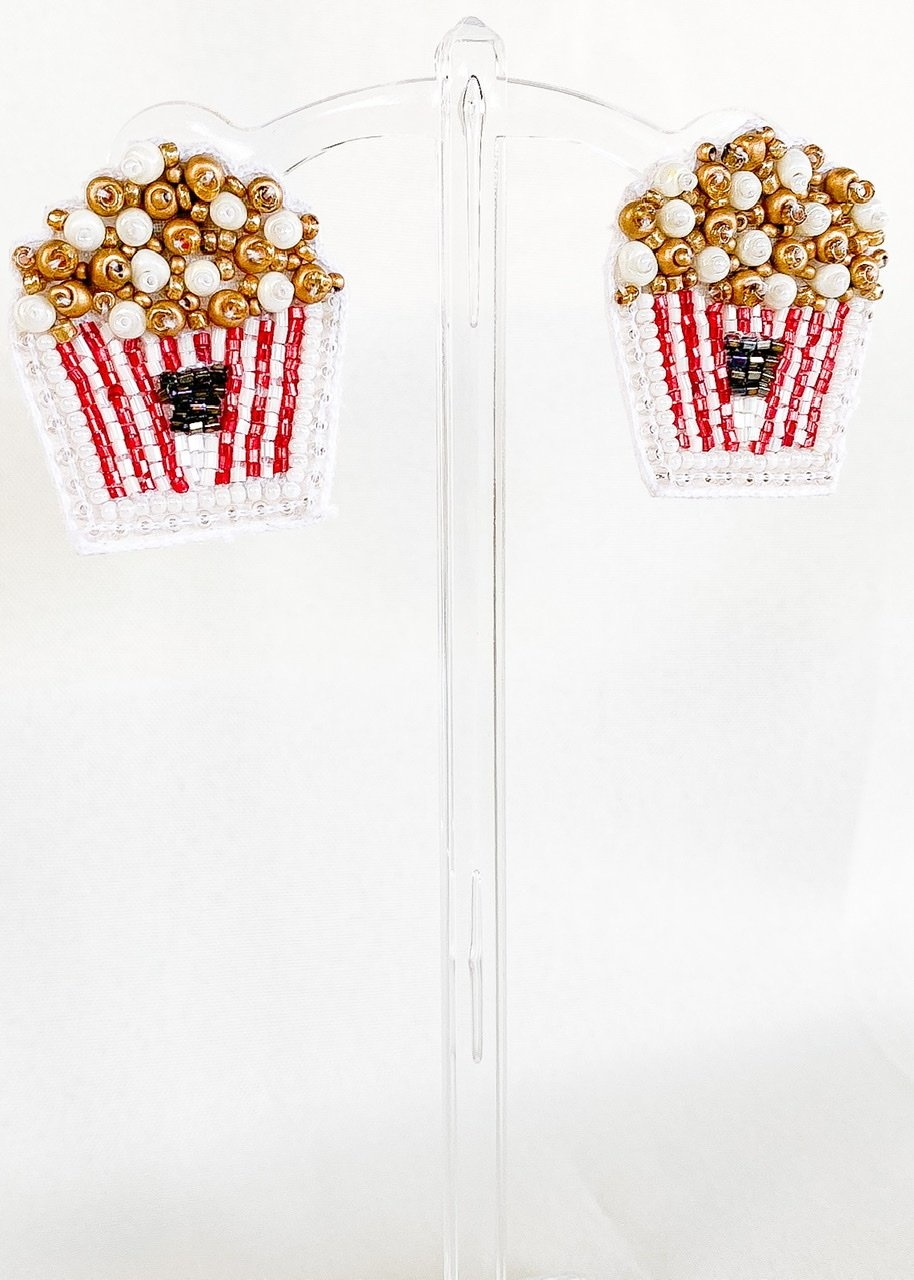 Dos Femmes Popcorn Earrings