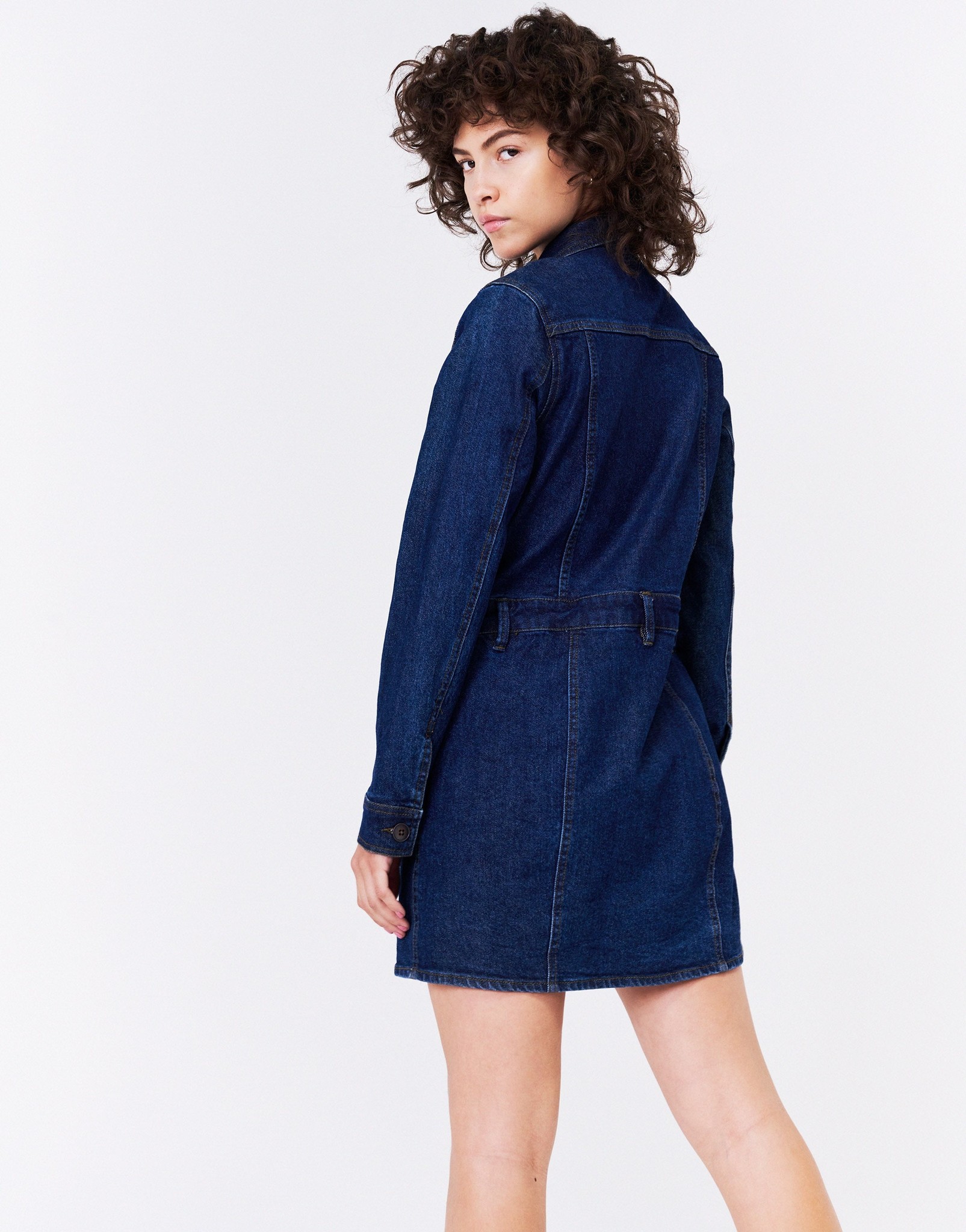 Unpublished Penny Convertible Denim Dress Jacket in Classic