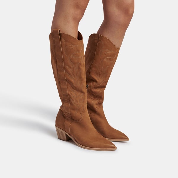 Dolce Vita Solei Boots Whiskey Nubuck