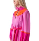 Crosby By Mollie Burch Delphine Dress Berry Colorblock
