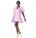 Crosby By Mollie Burch Izzy Dress Pink Gingham