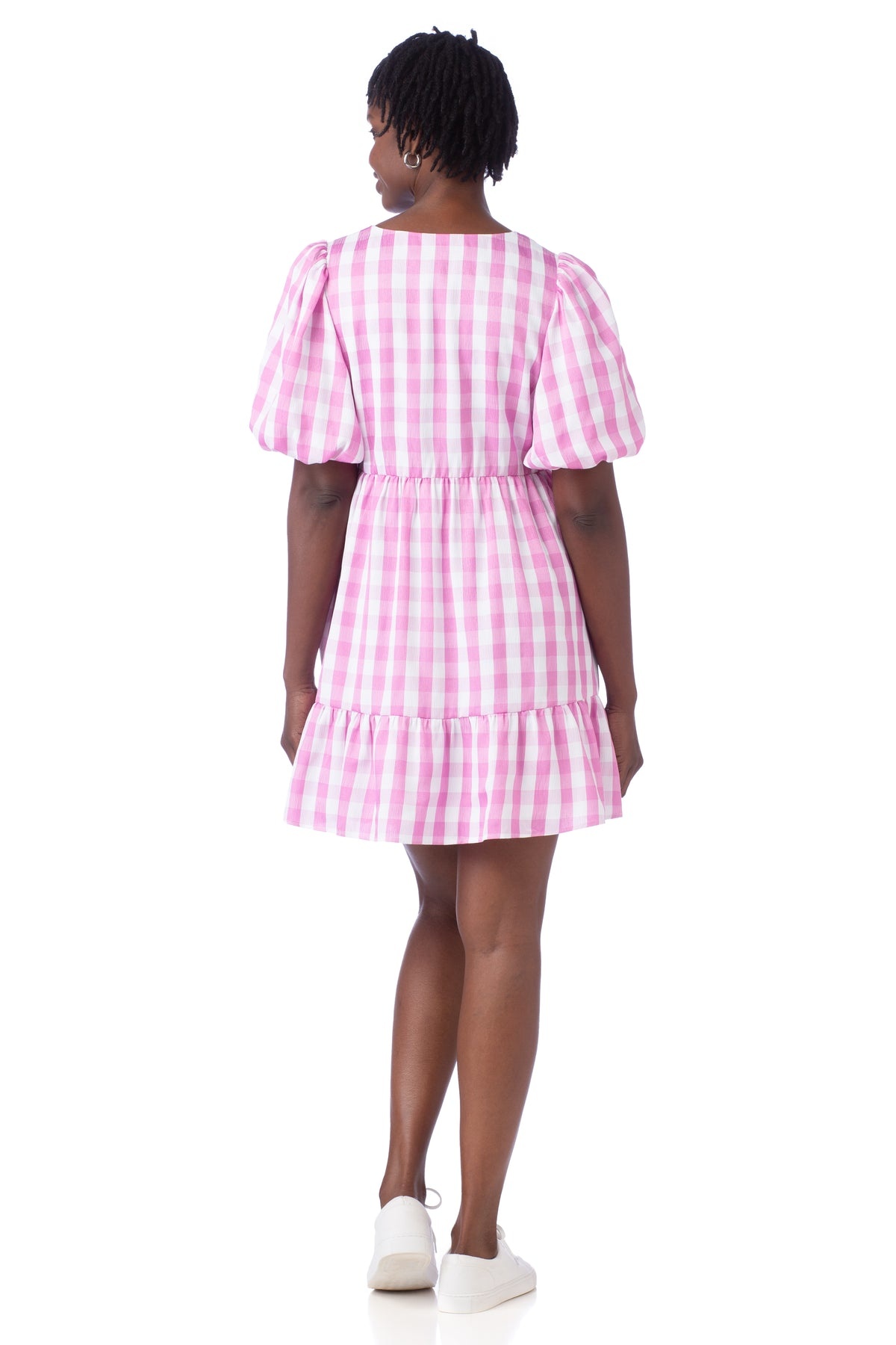 Crosby By Mollie Burch Izzy Dress Pink Gingham