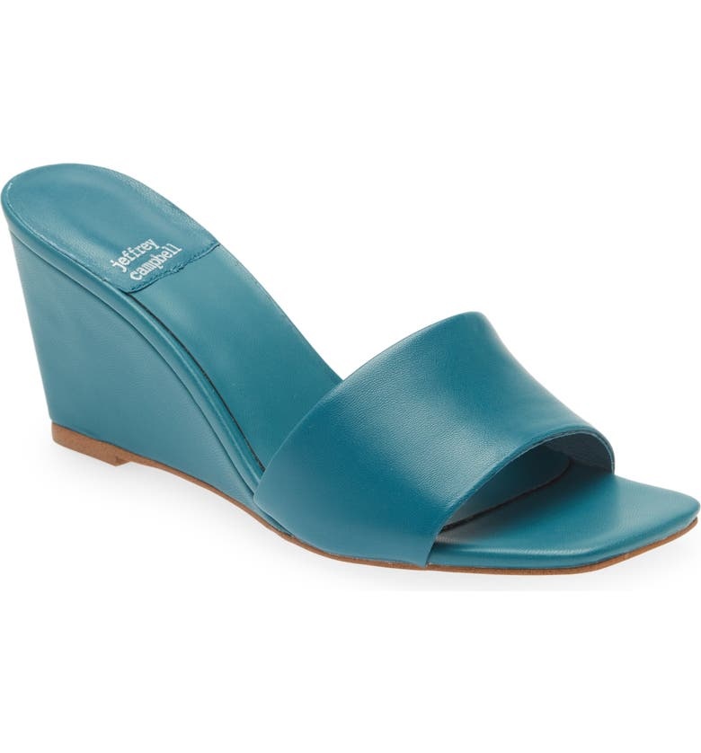 Jeffrey Campbell Appetit Teal Wedge