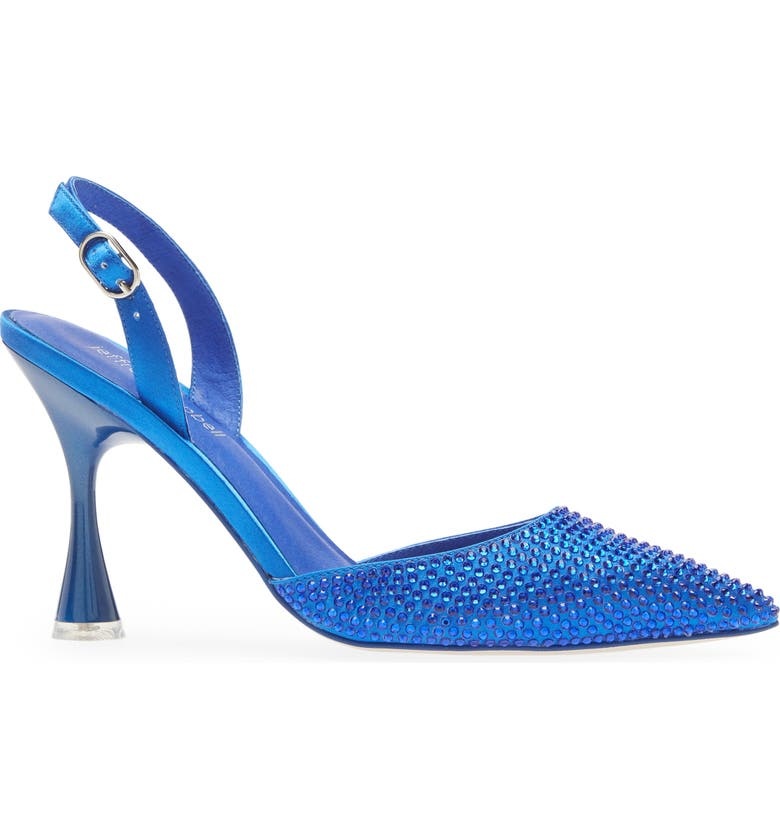 NOLES Heels Electric Blue Stella | Women's Chunky Round Heels – Dolce Vita