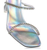 Jeffrey Campbell Demonica Silver Iridescent Combo