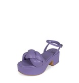 Jeffrey Campbell Braided Platform Sandal Lilac