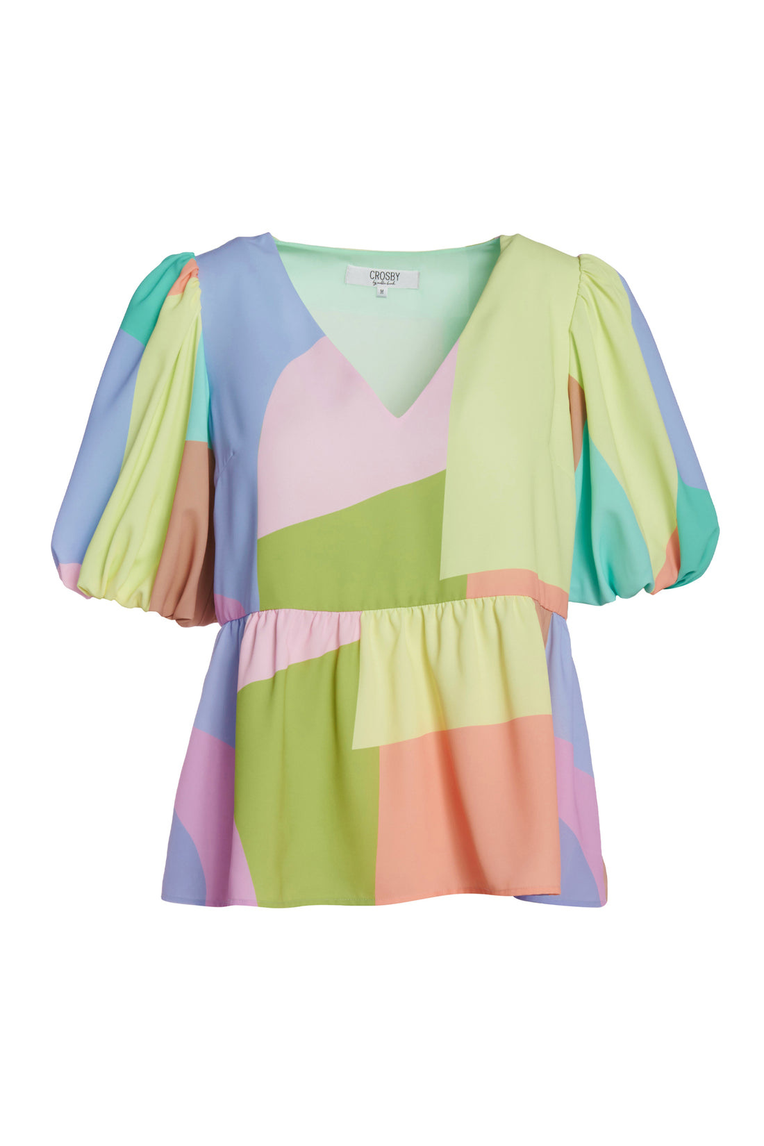 Crosby By Mollie Burch Jackie Top Sunset Colorblock