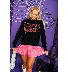 Queen of Sparkles Scream Queen Sweater