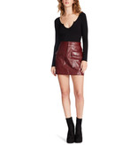 BB Dakota Devon Faux Leather Skirt
