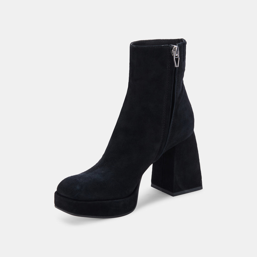 Dolce Vita Ulyses Black Platform Bootie