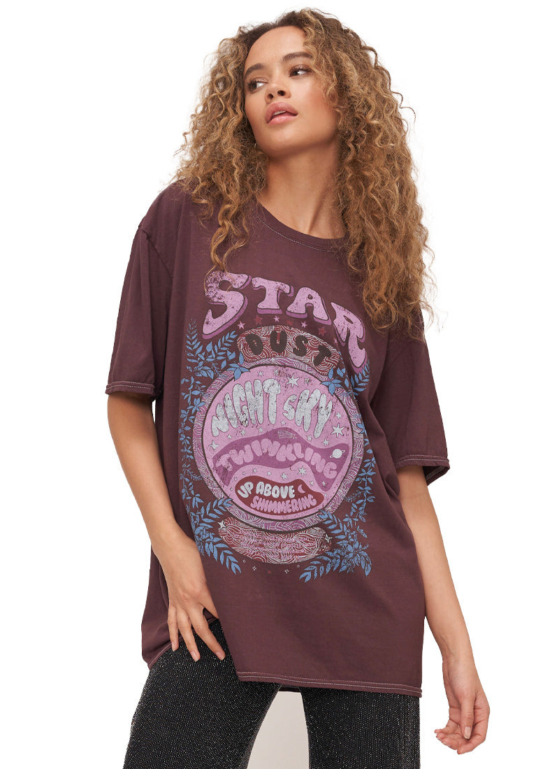 Stardust Oversized Tee - The Shoe Attic