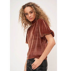 Project Social T Channing Velvet Bubble Sleeve Tee