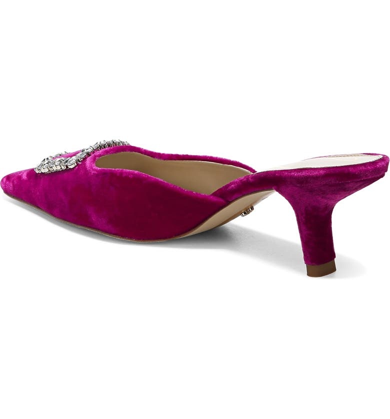 Sam Edelman Brit Jewel Raspberry Velvet