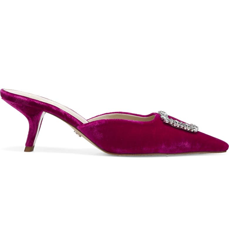 Sam Edelman Brit Jewel Raspberry Velvet