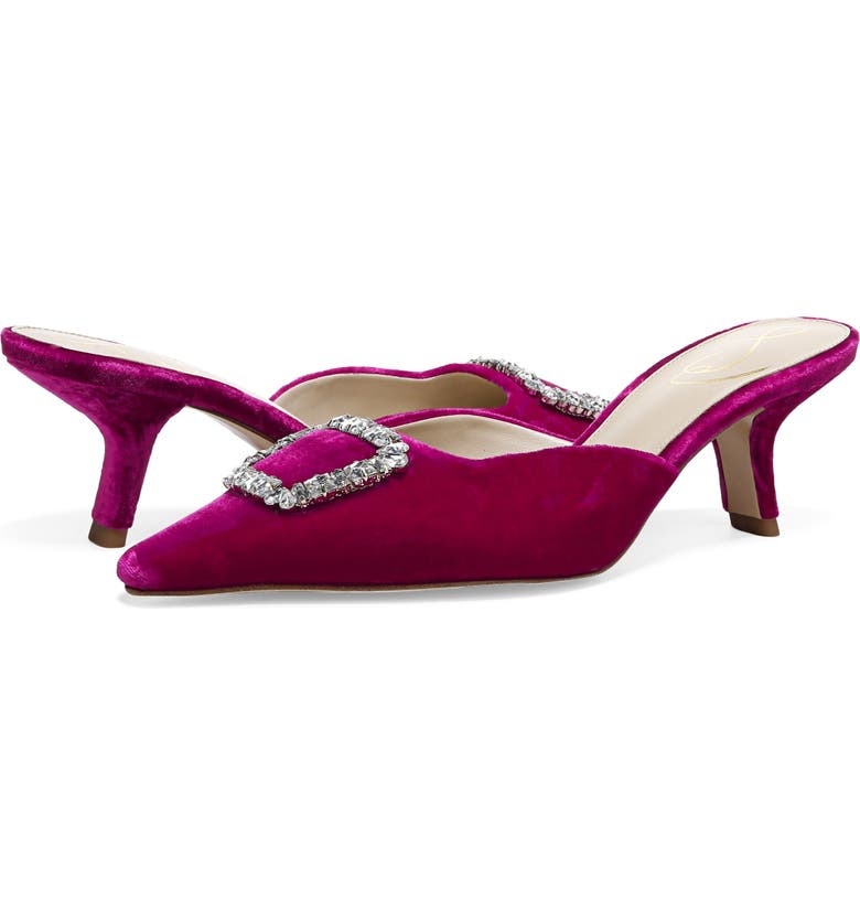 Sam Edelman Brit Jewel Raspberry Velvet