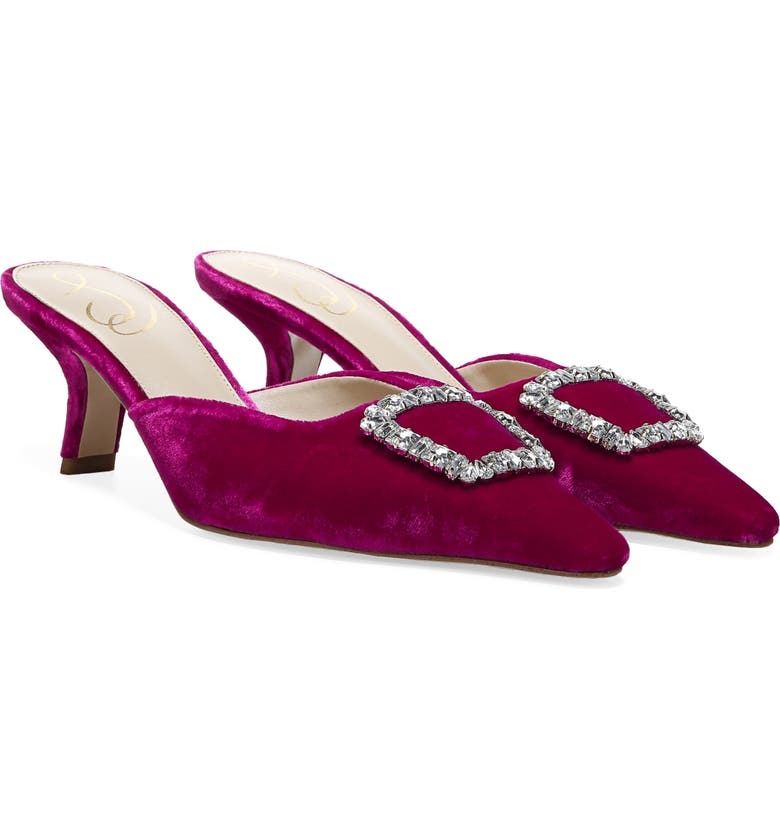 Sam Edelman Brit Jewel Raspberry Velvet