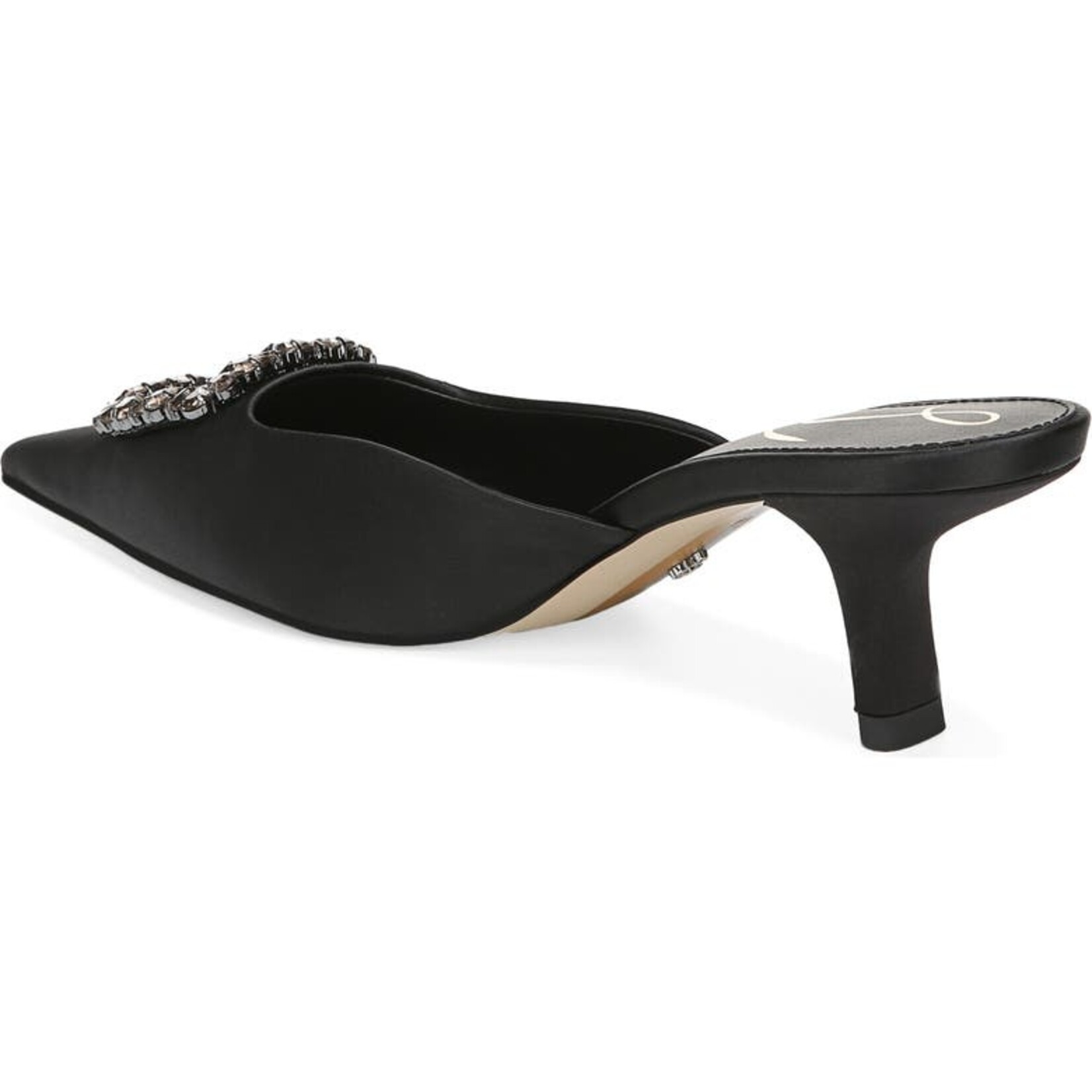 Sam Edelman Brit Jewel Black Satin