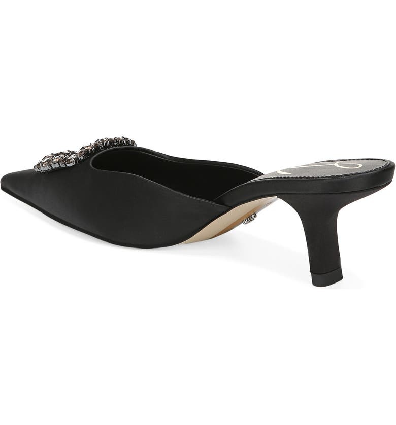 Sam Edelman Brit Jewel Black Satin