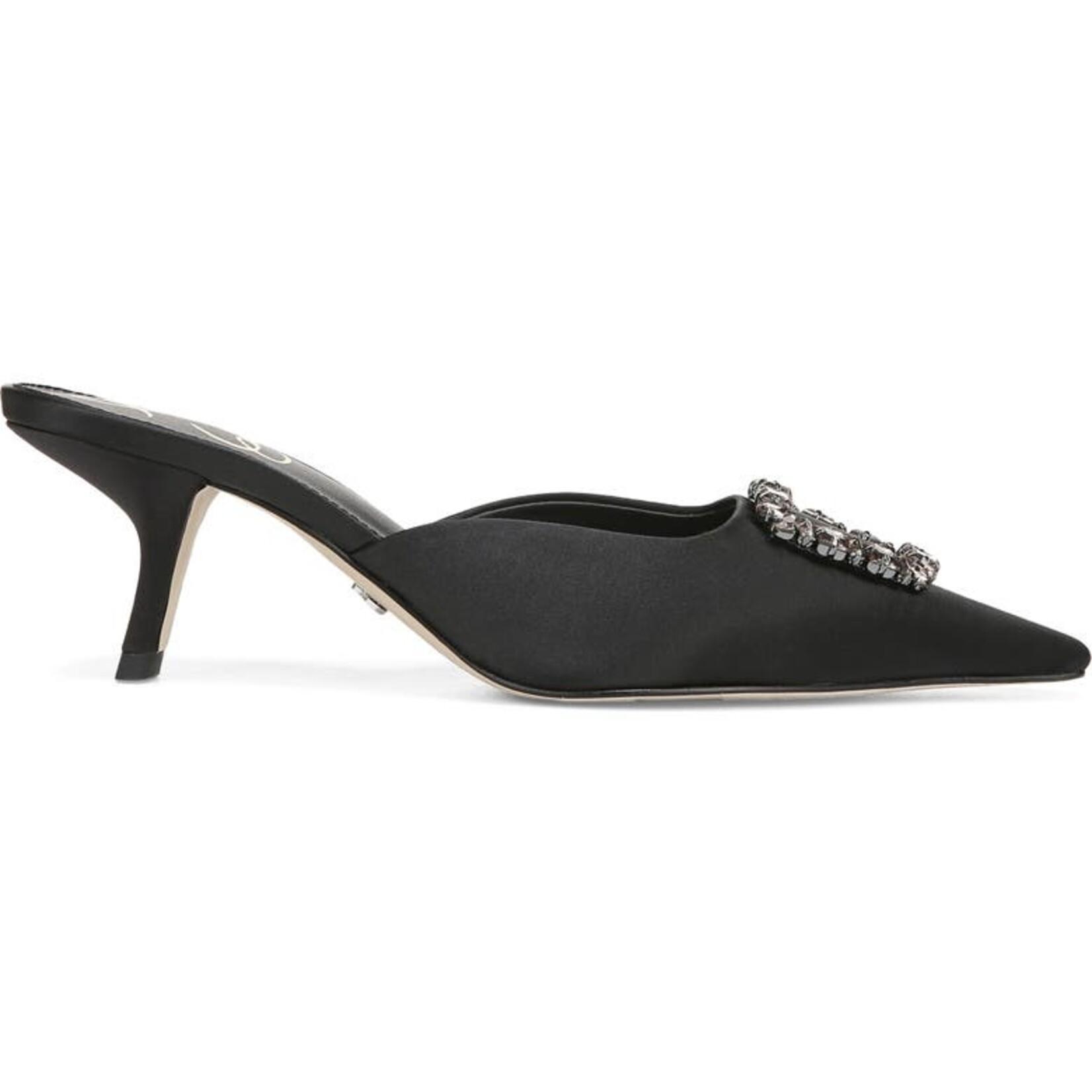 Sam Edelman Brit Jewel Black Satin