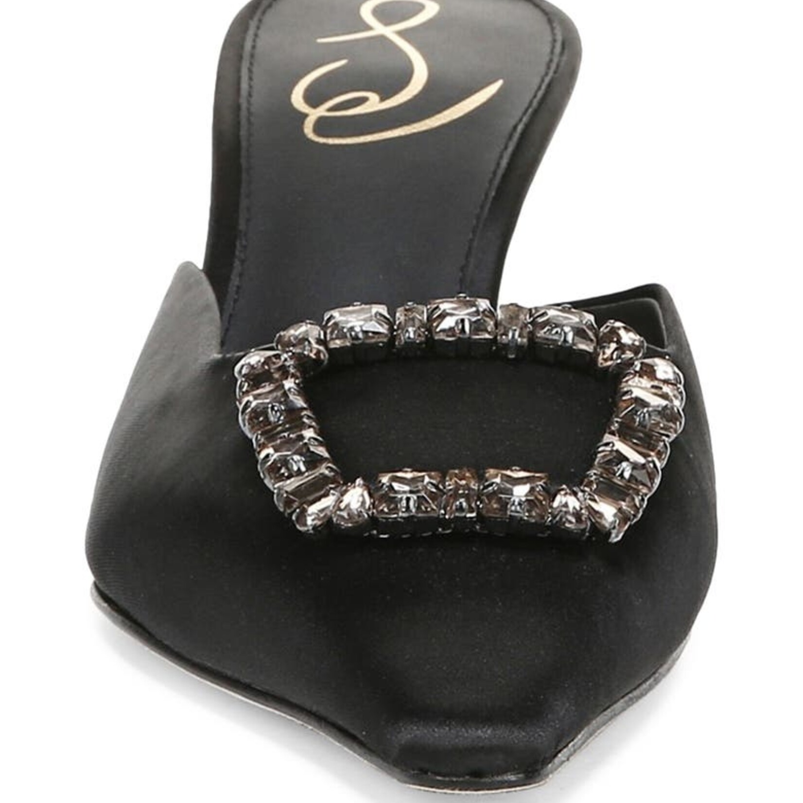 Sam Edelman Brit Jewel Black Satin
