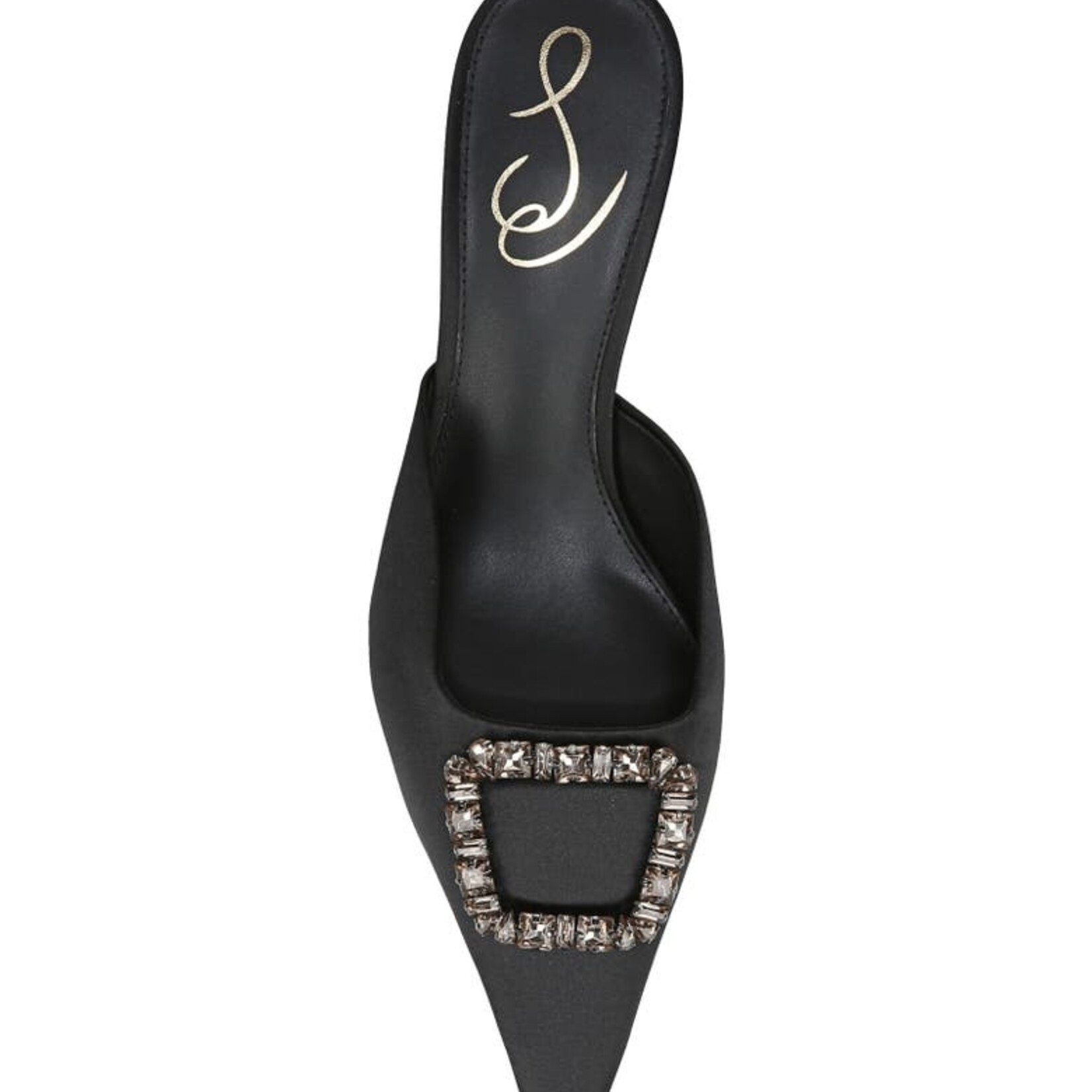 Sam Edelman Brit Jewel Black Satin