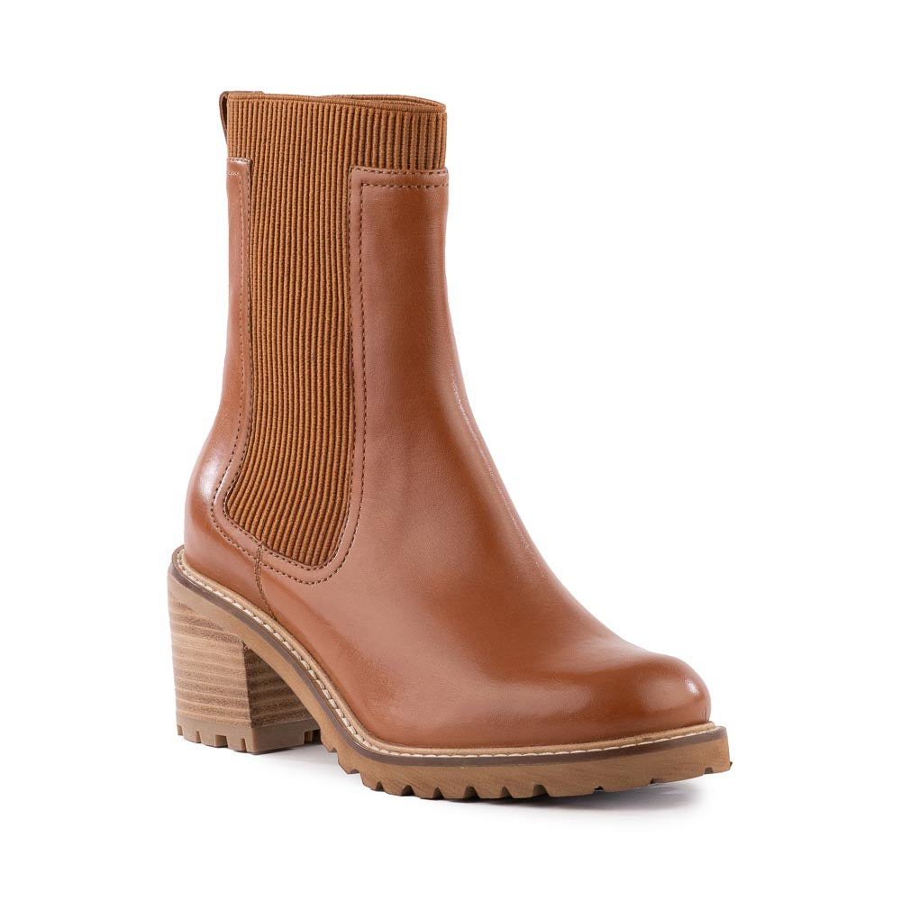 Seychelles Far-Fetched Cognac Knit Boot