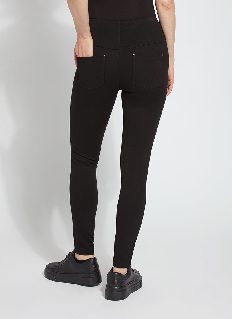 Ponte Toothpick Black Legging - The Shoe Attic