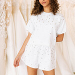 Queen of Sparkles White Diamond Short