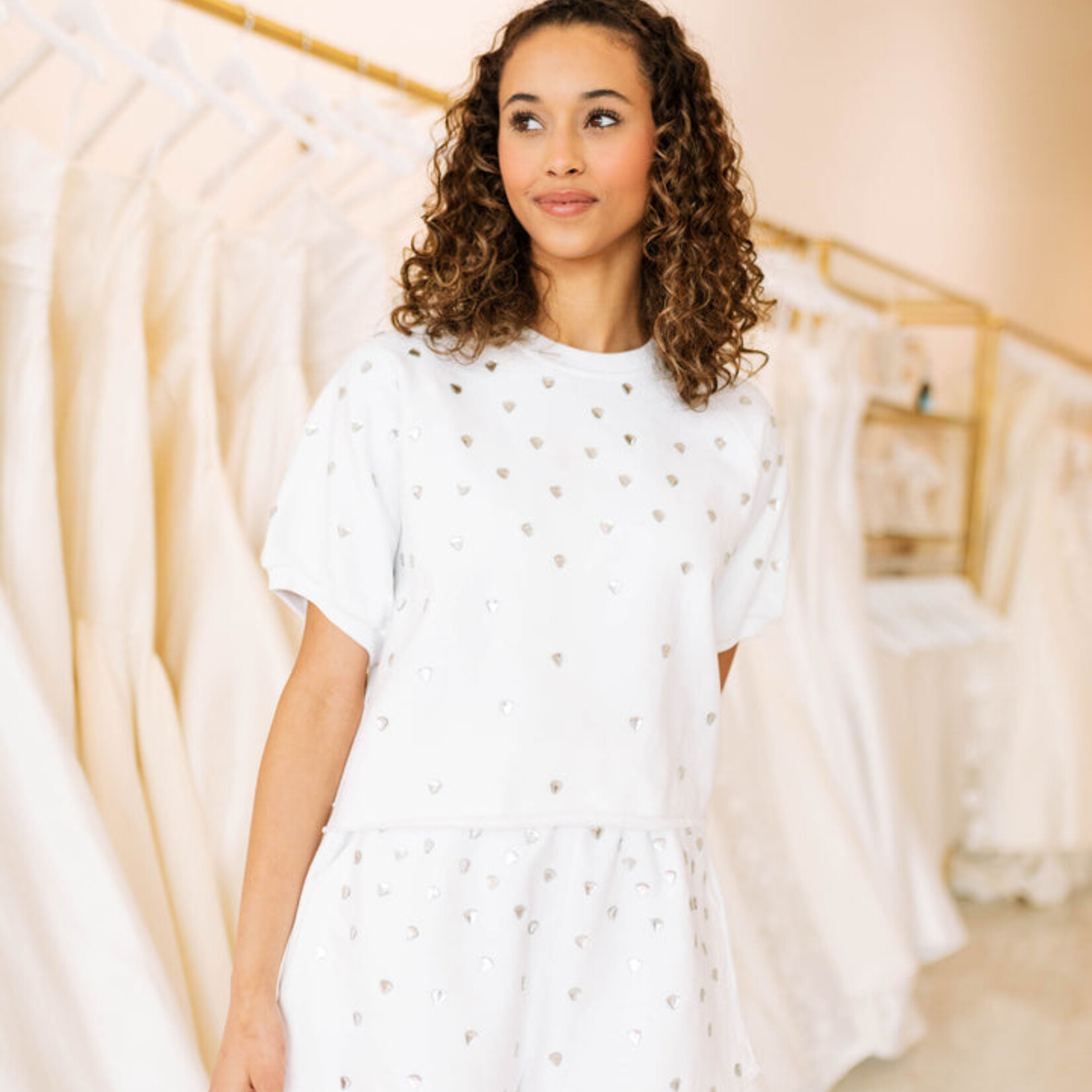 Queen of Sparkles White Diamond Short