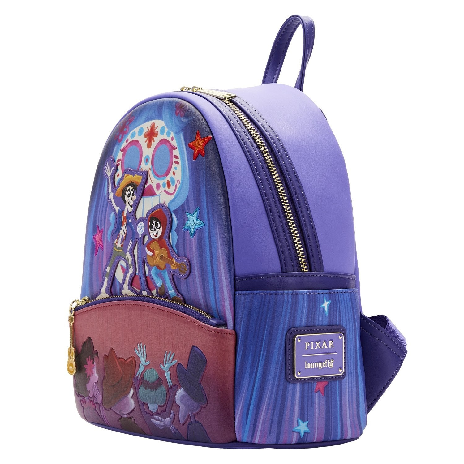 Loungefly Coco Miguel & Hector Performance Scene Mini Backpack