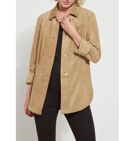 Lysse Lori Vegan Suede Overshirt