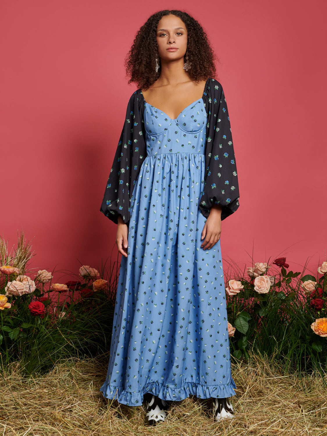 Sister Jane Saddle Floral Maxi Dress