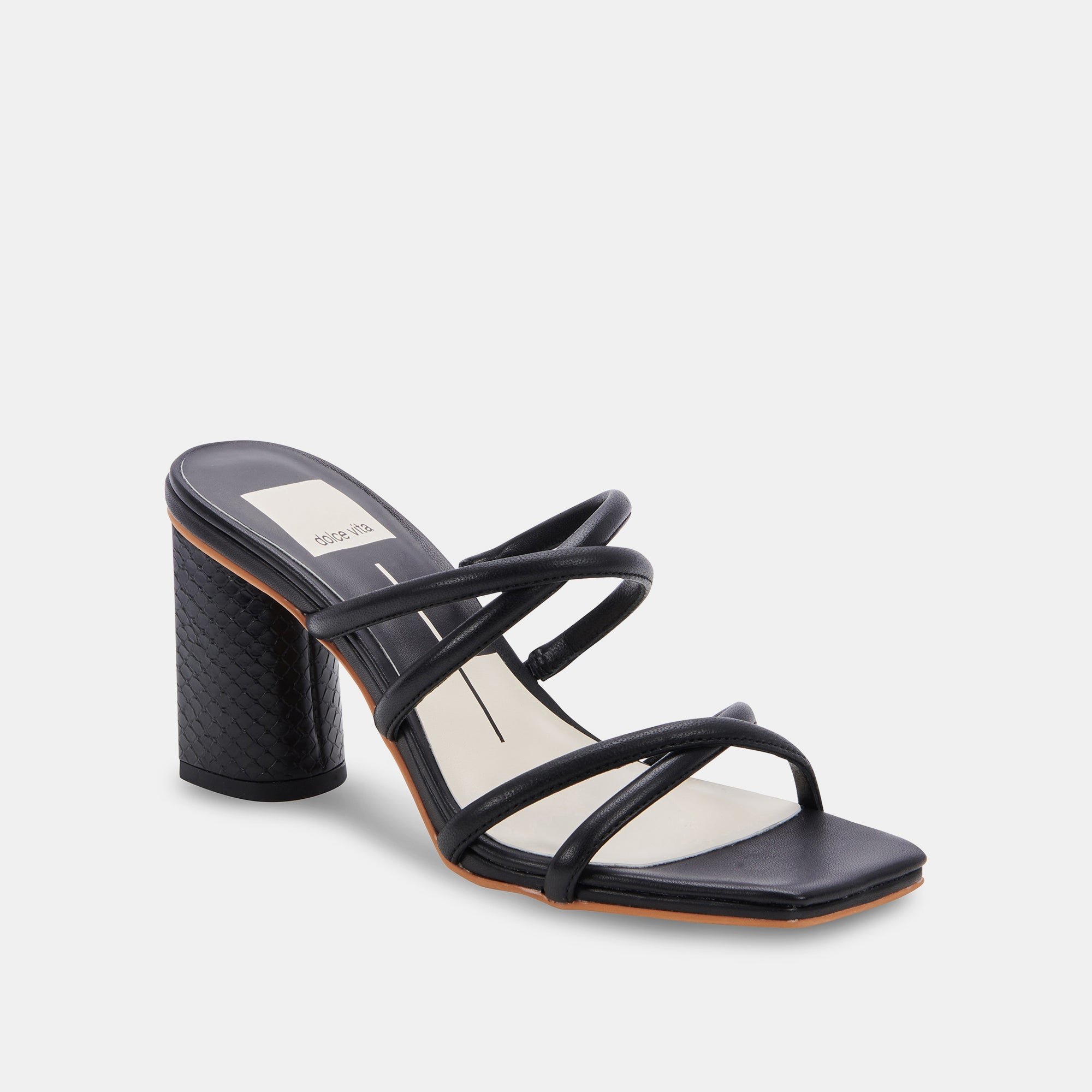 Dolce Vita Patsi Black Heel Sandal