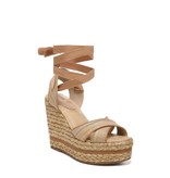 Sam Edelman Vaughn Ankle Wrap Espadrille Platform Wedge Sandal