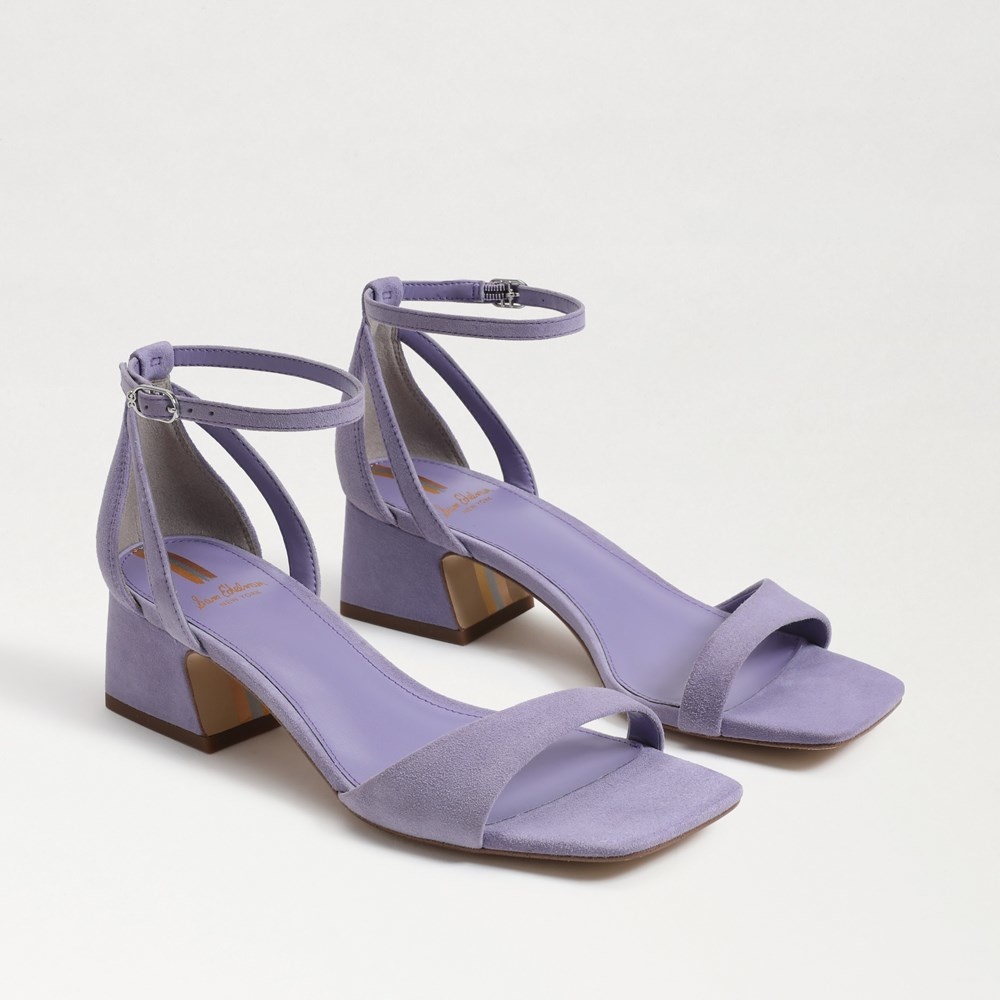 Sam Edelman Wilson Kitten Heel in Purple Iris