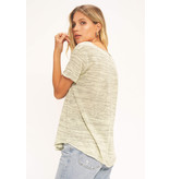 Project Social T WEAREVER MARLED TEE Lime cream