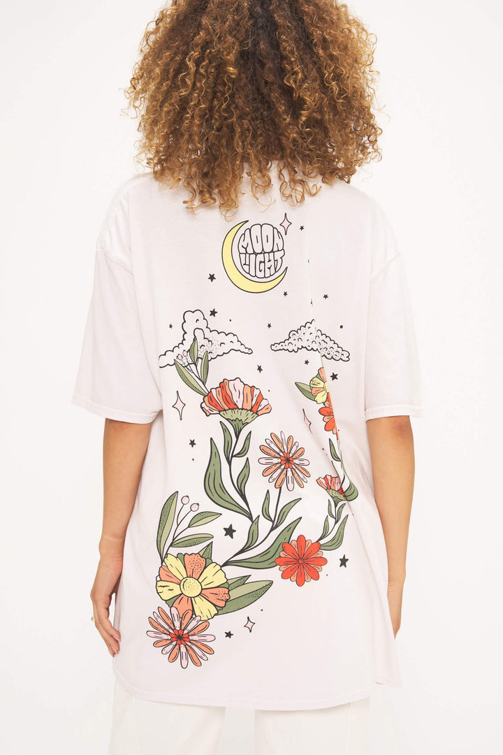 Project Social T SUN COMING/ MOON GOING OVERSIZED TEE