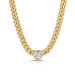 Sugar Heart Chain Link Necklace