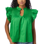 Crosby By Mollie Burch Layla Top - Bright Fern