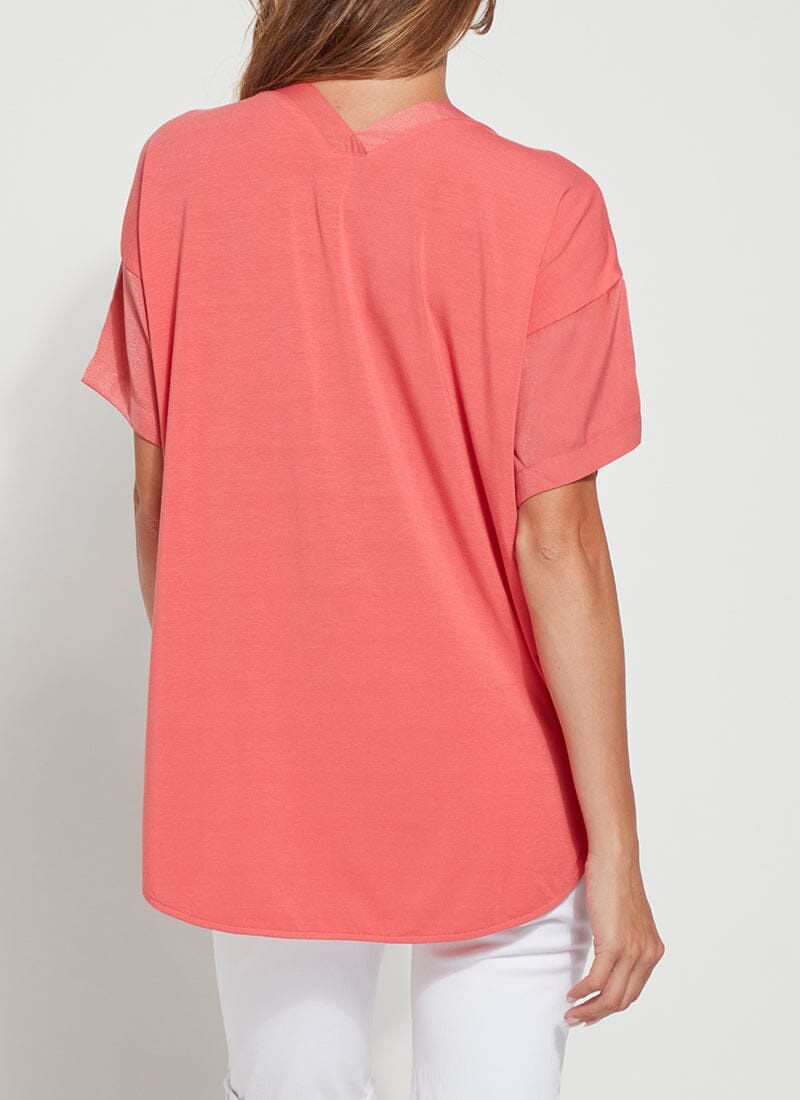 Lysse Stevie Top Coral Touch