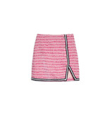 Sister Jane Dutch Tweed Mini Skirt - Flamingo Pink