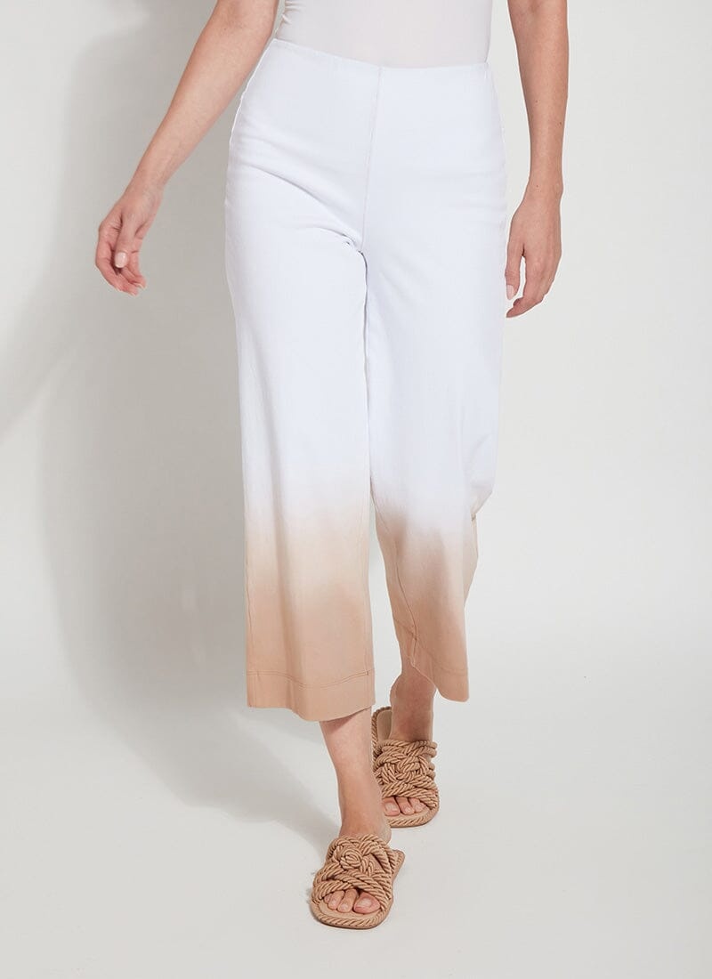 Lysse Dip Dye Ombre Wide Leg Crop