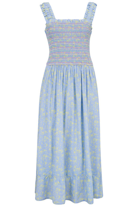 Sugarhill Brighton Ember Shirred Sundress Star Meadow