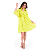 Emily McCarthy Stella Dress Chartreuse Cheetah