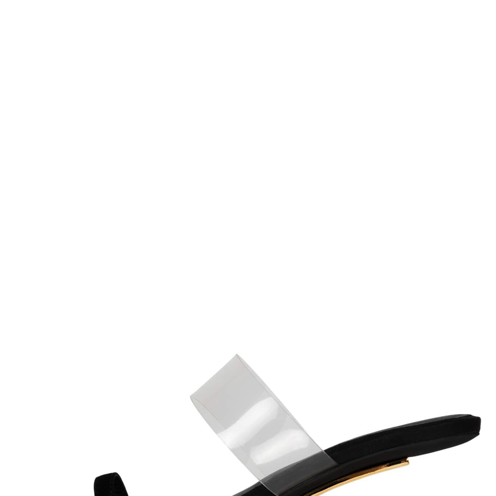 Jeffrey Campbell Calculate Black Suede Sandal