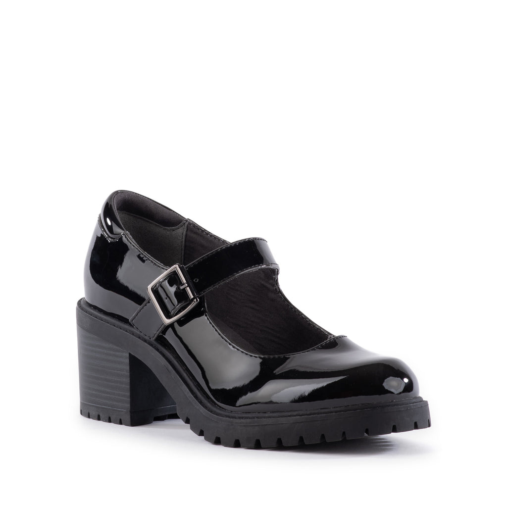 Almond Black Patent Mary Jane