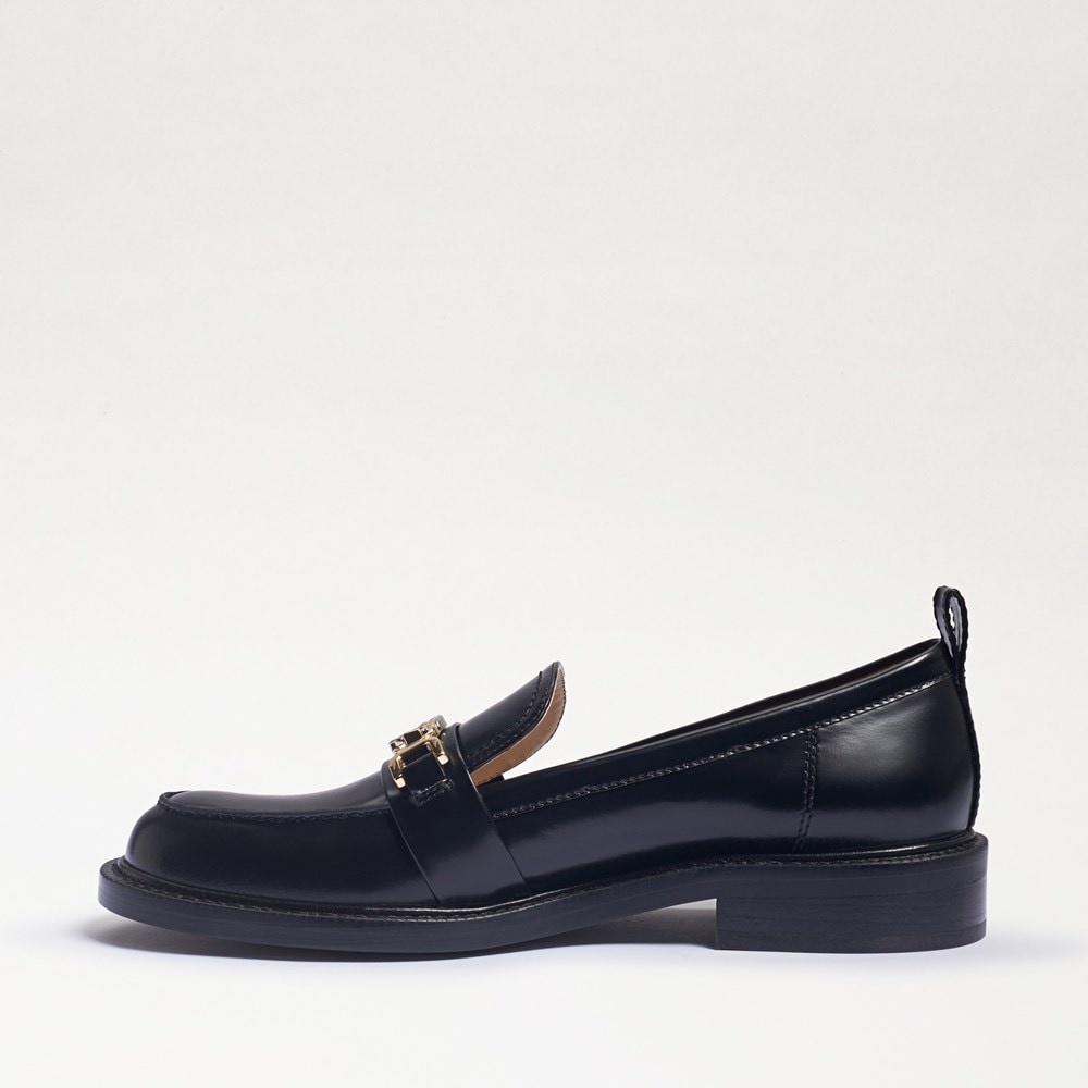 Sam Edelman Christy Black Shiny Loafer