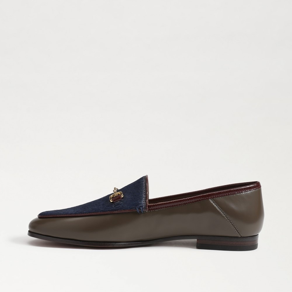 Sam Edelman Loraine  Hudson Navy/Olive/Burg Loafer